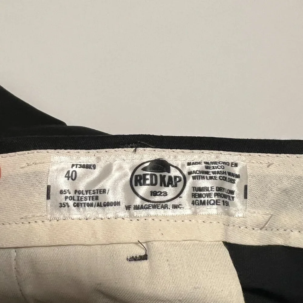 Red Kap Work Pants *NWT Casual Utility PT38BK9 Black Men's size 40x34 - Picture 3 of 7